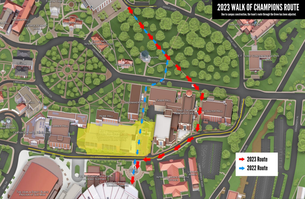 Ole Miss Interactive Map