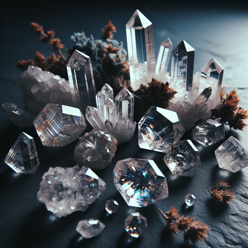 Different types of Herkimer Diamond