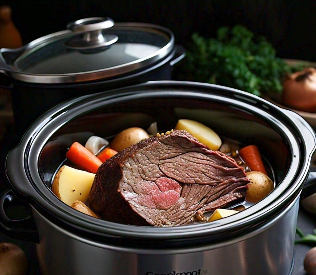 Chuck Roast in the Crockpot with Vegetables
